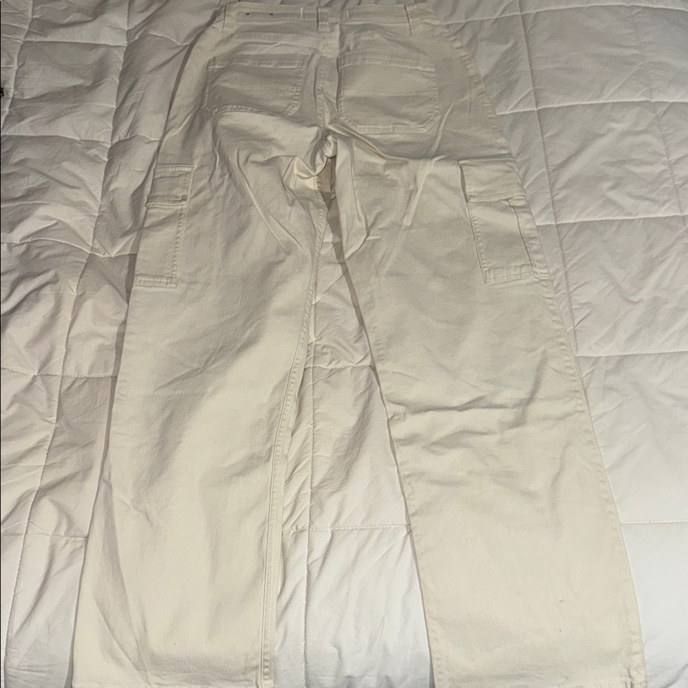 Cream Cargo Pants - Picture 4 of 4